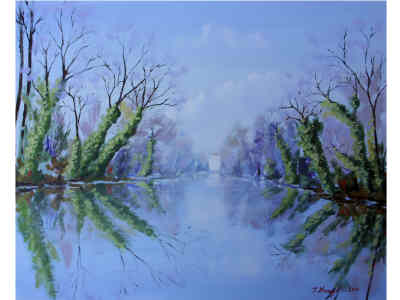 Riflessi di luce nel Sile
